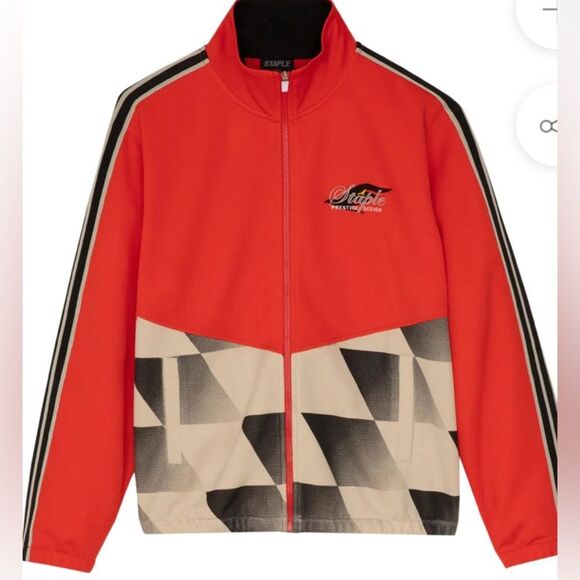 STAPLE Prestige Track Jacket. New w tags - sz L Men’s - SOLD OUT EVERYWHERE! - Picture 2 of 4